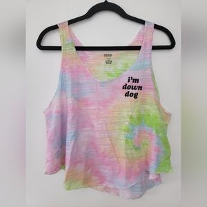 PINK Soft Sleep Tank Tie-dye  NWOT